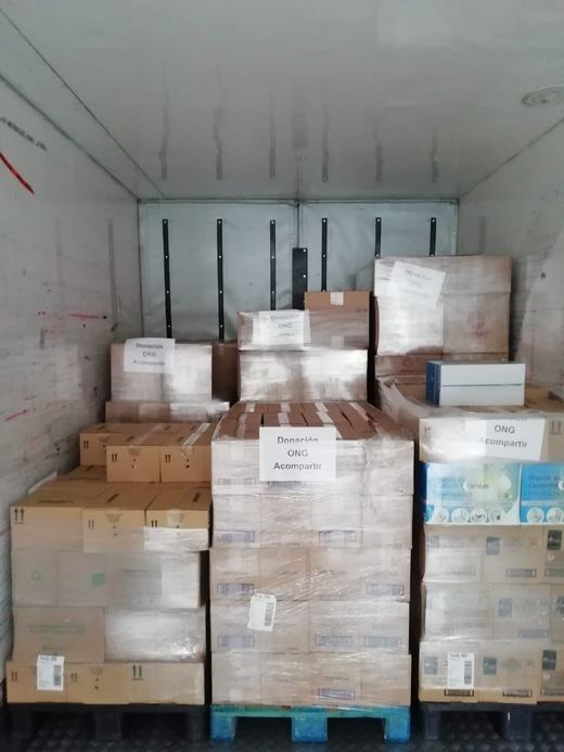 Mercadona dona a la ONG ‘Acompartir’ 1,5 toneladas de productos de primera necesidad