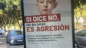 Almería retira el polémico cartel contra las agresiones sexuales infantiles