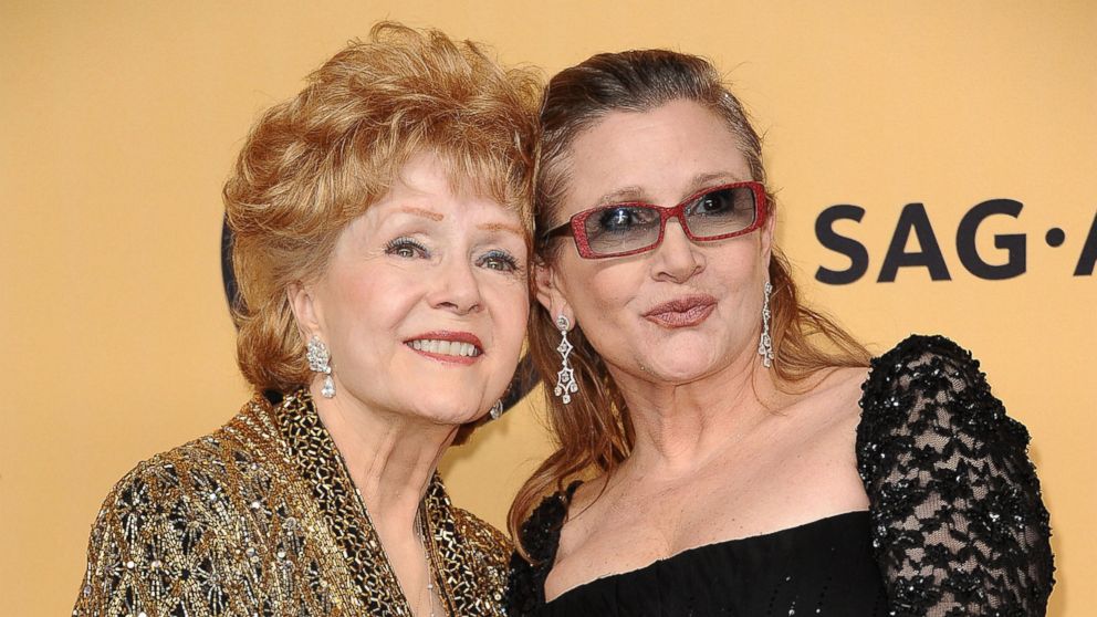 La madre de Carrie Fisher, la también actriz Debbie Reynolds, fallece un día después