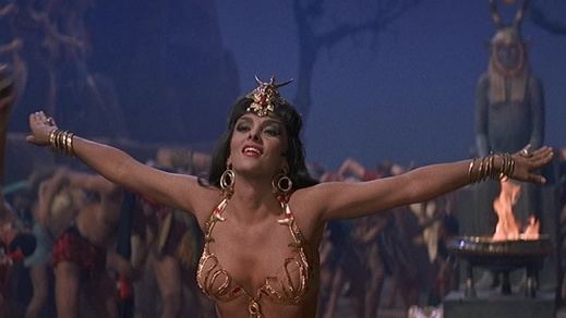 Gina Lollobrigida en un fotograma de 'Salomón y la reina de Saba'