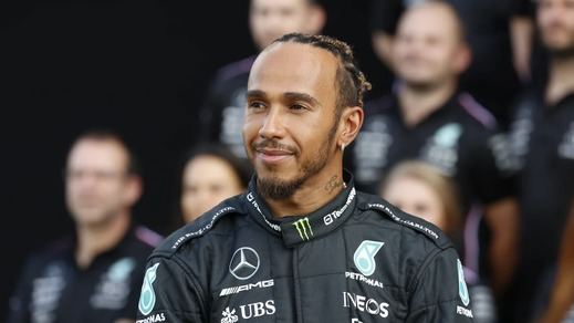 Lewis Hamilton, en Mercedes