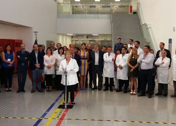 La presidenta de Chile inaugura el Hospital de Antofagasta, que Sacyr gestionará durante 15 años