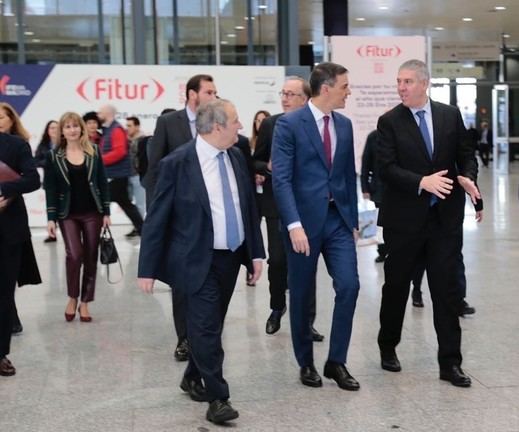 Pedro Sánchez destaca en Fitur que España recibió 84 millones de visitantes en 2023 y el gasto turístico aumentó un 24%
