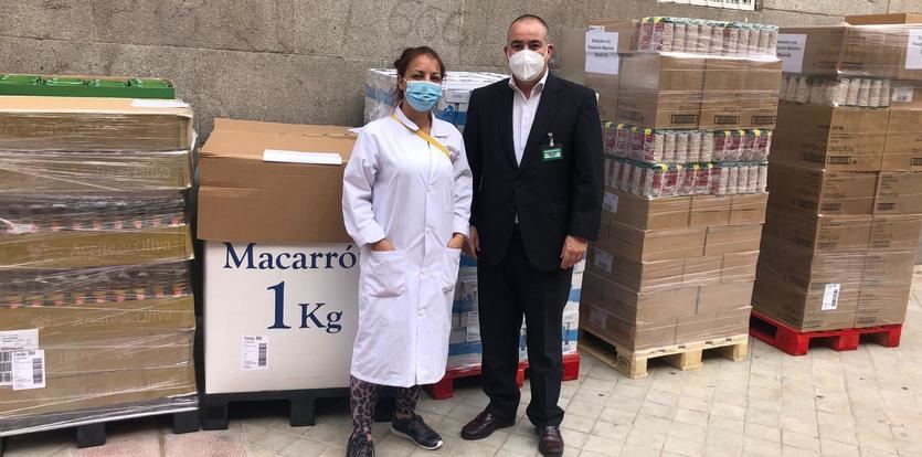 Mercadona dona a la Fundación Madrina 3,6 toneladas de pañales y alimentos de primera necesidad