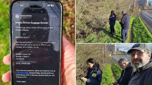 Iphone encontrado tras el accidente de avión de Alaska Airlines