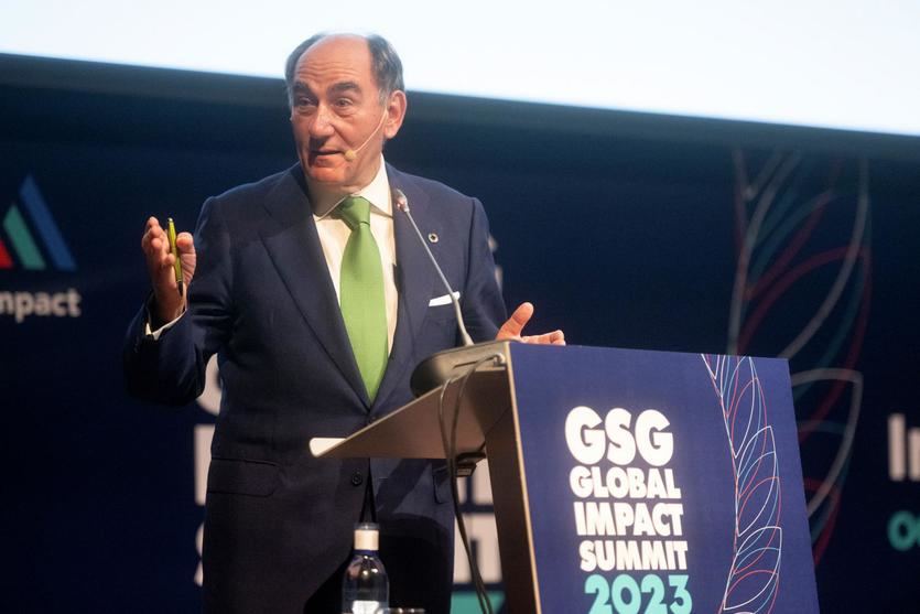 Ignacio Galán, durante su intervención en el GSG Global Impact Summit