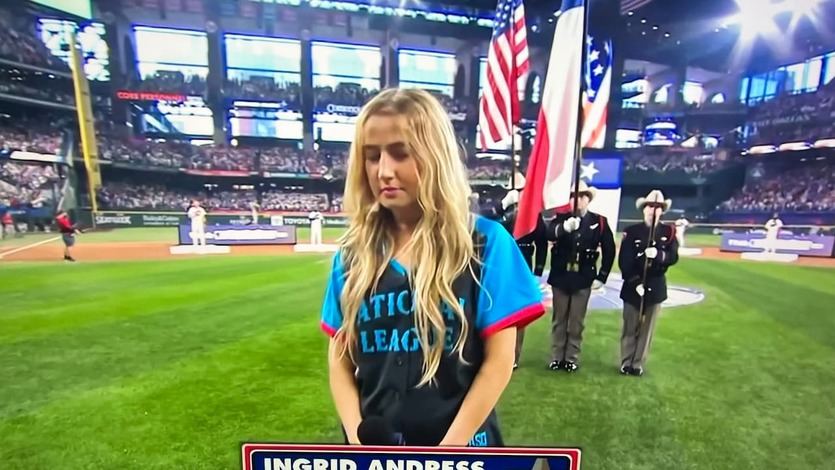 La cantante Ingrid Andress