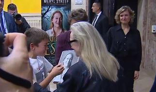 Juan, el fan más joven de Meryl Streep