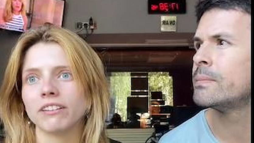 Juliana Canet y Roger Carandell en el vídeo donde critican a Ibai Llanos