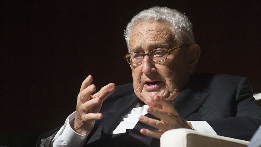 Henry Kissinger, en una conferencia en 2016