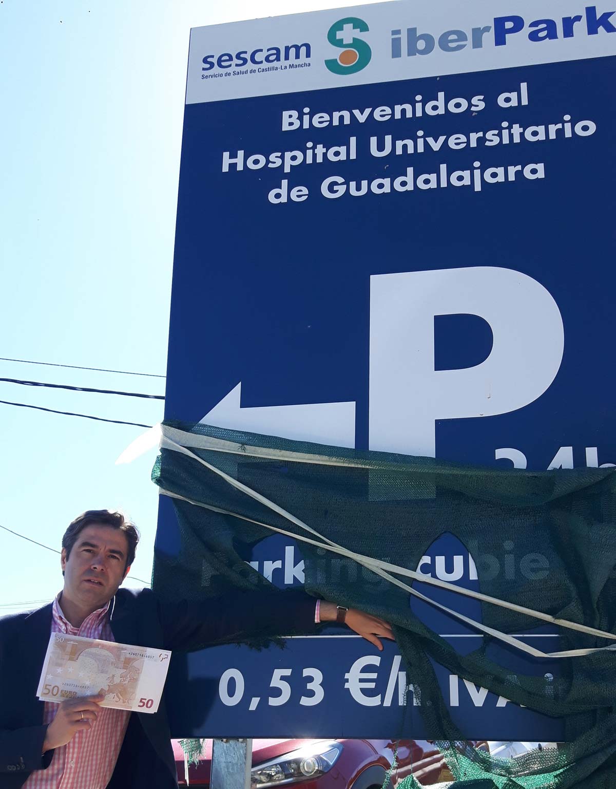 El PP denuncia el alto coste del nuevo aparcamiento del Hospital Universitario de Guadalajara