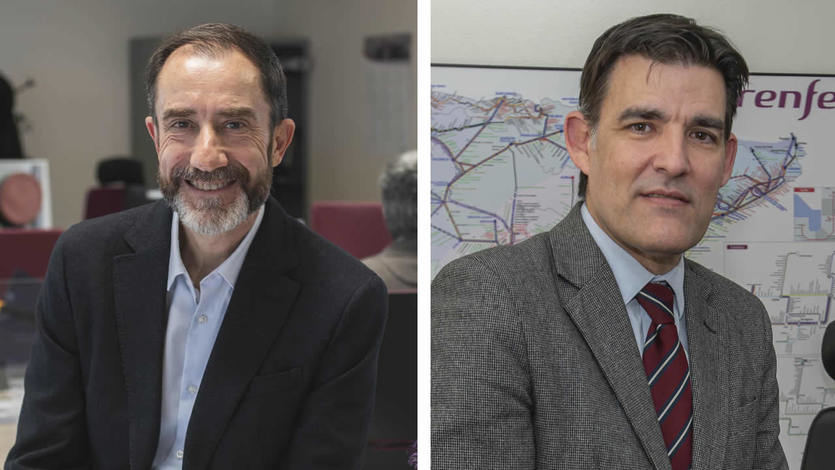 Lucas Calzado (hasta hoy director de Formación) y Sergio Bueno (gerente del Área de Relaciones Institucionales), nuevos directores generales