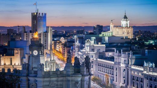 Imagen de Madrid creada por inteligencia artificial