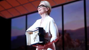 La actriz estadounidense Meryl Streep recibe la Palma de Oro de Honor en el Festival de Cannes 2024