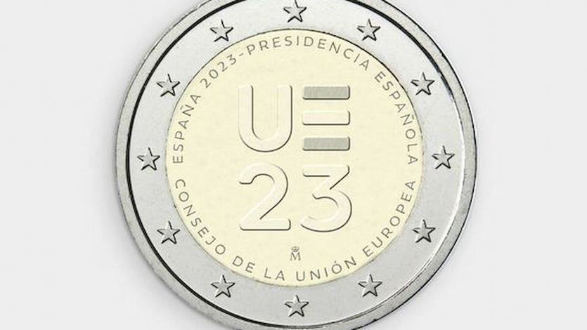 Moneda conmemorativa 2 euros presidencia española de la UE