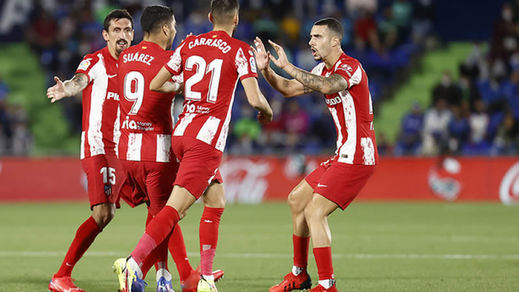 Luis Suárez rescata al Atleti de una derrota en Getafe (1-2)