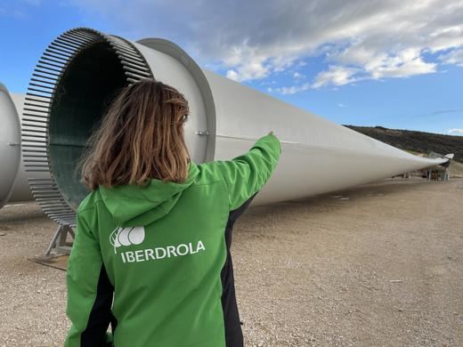 Iberdrola inicia la puesta en marcha del parque El Puntal II con los aerogeneradores más potentes de España