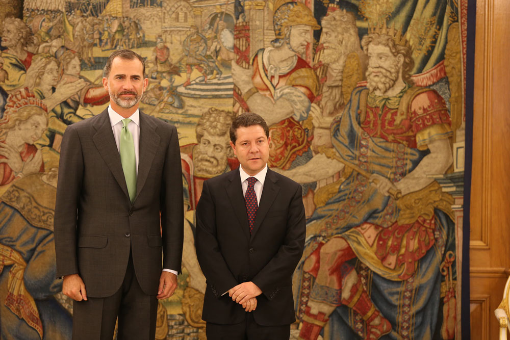 El presidente de Castilla-La Mancha recibido en Zarzuela