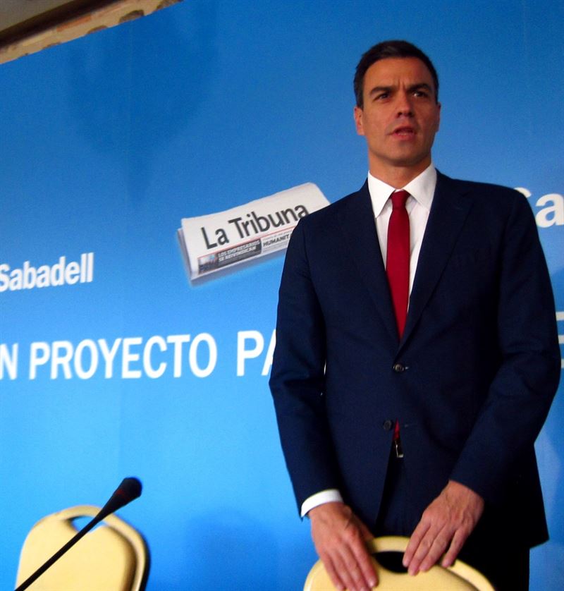 Sánchez: 'Ganaremos a las dos derechas, a la de Rajoy y a la de Rivera'