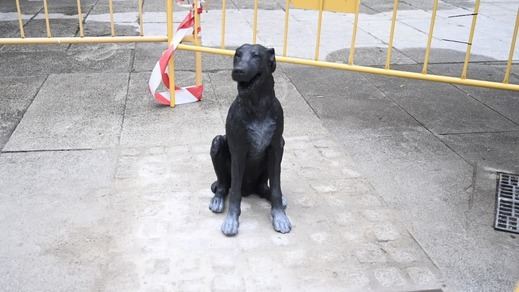 El perro Paco, el can más famoso de Madrid ya tiene su propia estatua