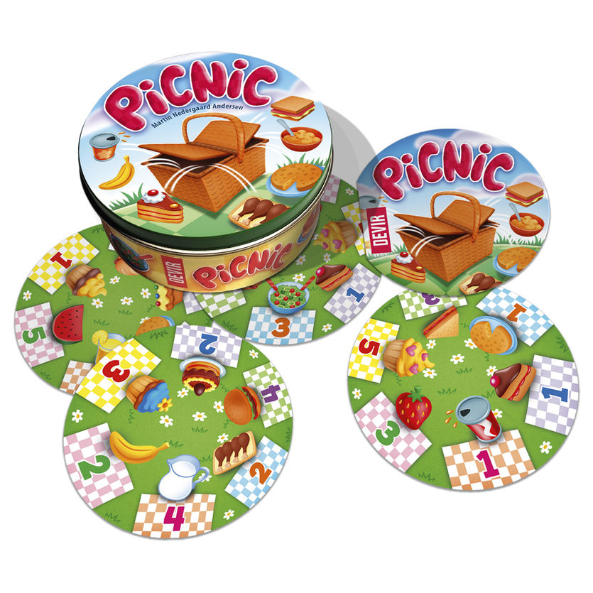Pícnic, un juego de mesa para toda la familia, divertido, barato y sencillo de jugar