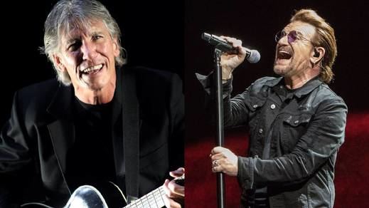 Roger Waters y Bono