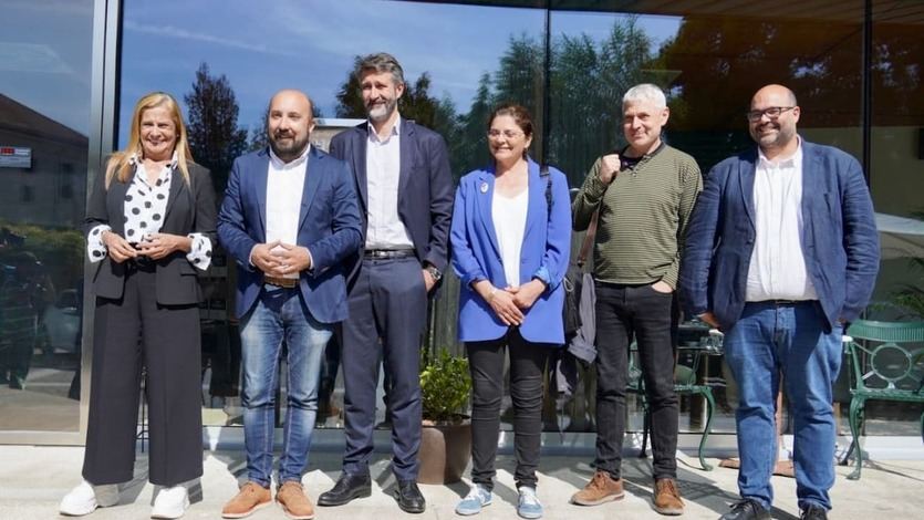 Representantes del PSdeG-PSOE y el BNG