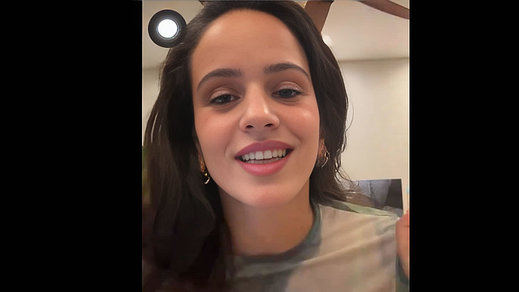 Rosalía, en directo de Instagram