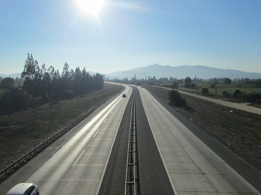 Autopista Santiago-San Antonio (Ruta 78) en Chile