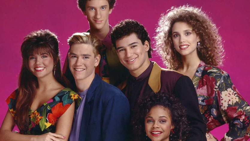 Una imagen de los protagonistas de la serie 'Salvados por la campana'