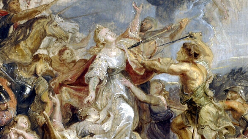 Cuadro de Rubens 'El martirio de Santa Úrsula y las 11.000 Vírgenes'