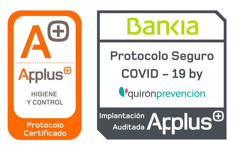 Bankia, primera entidad financiera en obtener la certificación de protocolo seguro covid-19