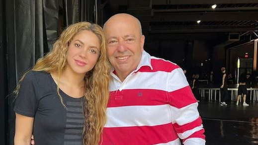 Shakira y su tío Guillermo Ripoll