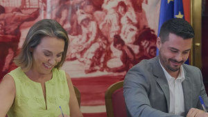 PP y Coalición Canaria firman su acuerdo de cara a una posible investidura de Feijóo