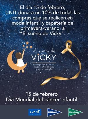 El Corte Inglés dona 11.000 euros a la Fundación El Sueño de Vicky para luchar contra el cáncer infantil