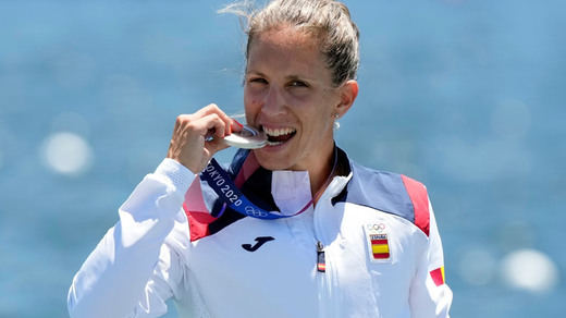 Otra medalla en piragüismo: Teresa Portela gana la plata en K1 200