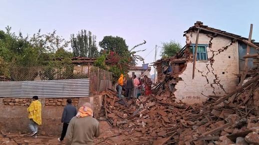 Destrozos del terremoto en Nepal