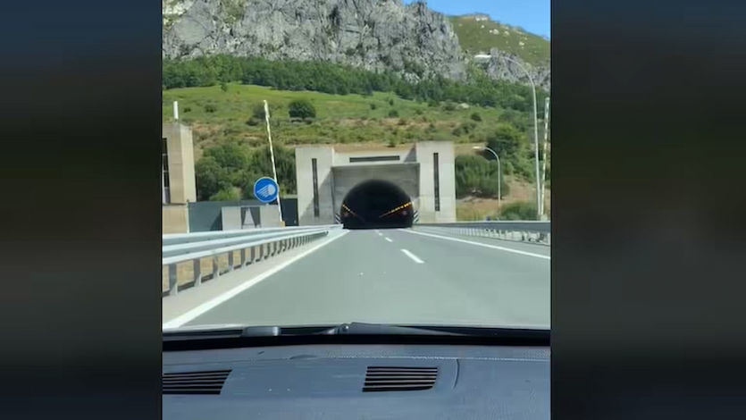 El túnel Negrón conecta León con Asturias