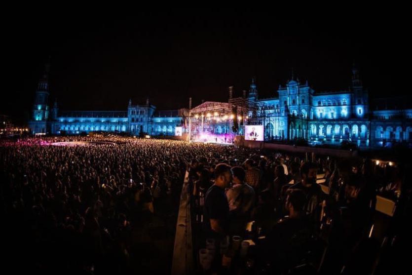 Último concierto de Juanito Makandé en el Icónica Fest en Sevilla