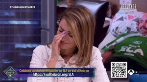 Pablo Motos hace llorar a Penélope Cruz en 'El Hormiguero' con un vídeo