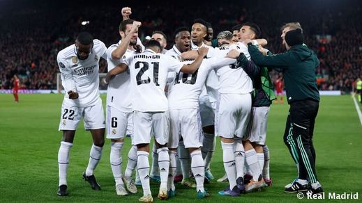 Exhibición del Madrid en Anfield