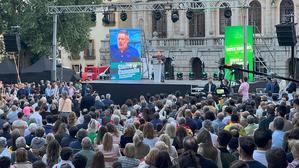 Abascal cerró campaña en Toledo con mensaje al PP de cara a los pactos: "Después del 28-M, ni regalos, ni chantajes"