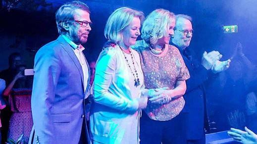 ABBA se reúnen 30 años después para una actuación en Estocolmo