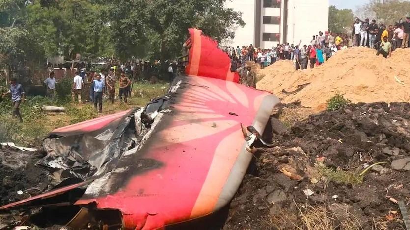 Accidente de avión India