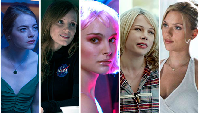 Las 5 mejores actrices del momento