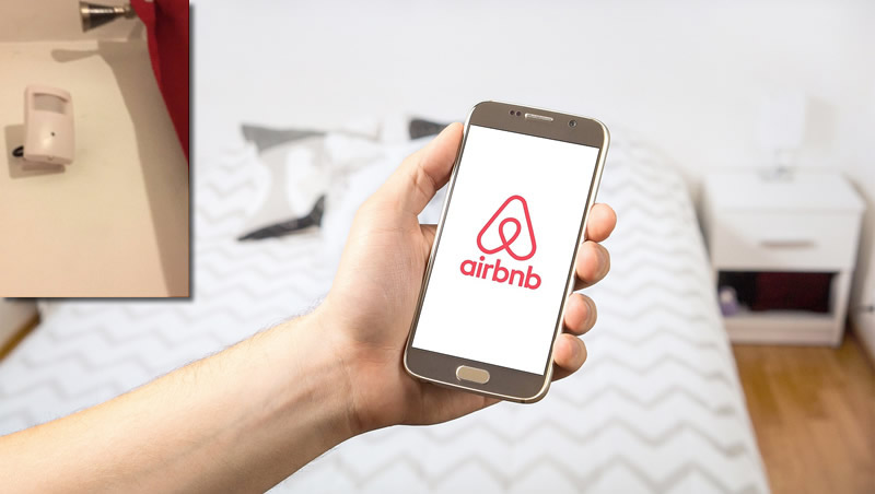 Encuentran cámaras ocultas en pisos de Airbnb para espiar a los turistas