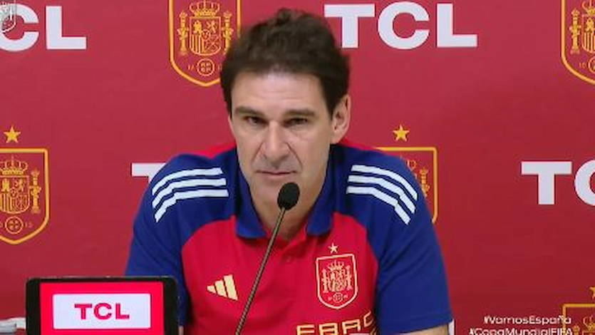 Aitor Karanka, técnico de la selección masculina de fútbol