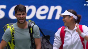 Alcaraz y Raducanu, posible pareja sentimental, debutan como pareja de tenis
