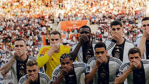 Los jugadores de Alemania se taparon la boca contra la censura LGTBI de Qatar y la FIFA
