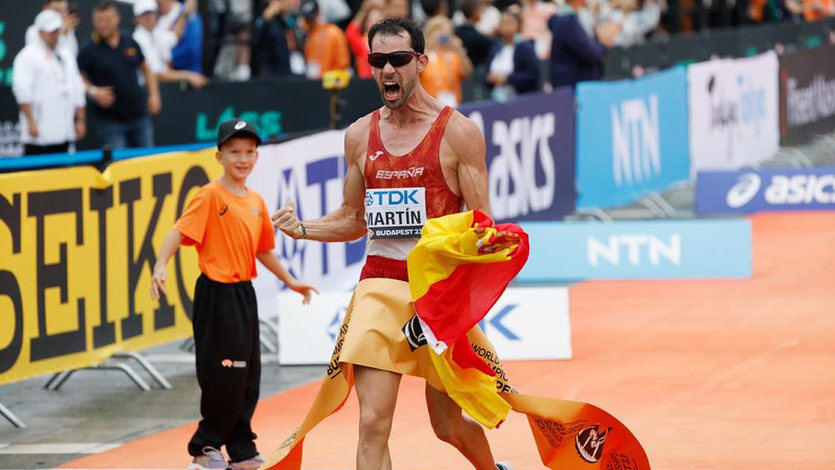 Álvaro Martín se coronó en 20 km marcha